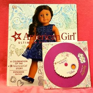American girl doll book and game.